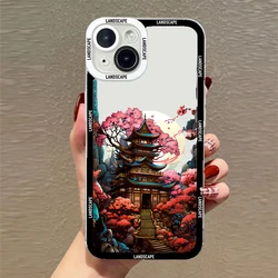 Creative Mountains Landscape Scenery Phone Case For Xiaomi Poco X6 F5 X5 X3 M6 Pro Mi 13T 14 13 12 11 Lite 12T Pro Clear Cover