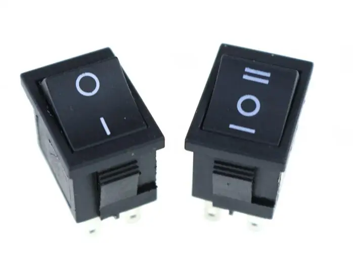1 Buah 2 Posisi Rocker Switch 6 Pin On Off/On Offon Snap Switch KCD1 Hitam