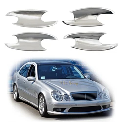 Yifei New ABS Chrome Car Accessory Door Handle Bowl Cover Trim Paste Style 2001 2002 2004 For Mercedes Benz E55 S430 W211 W220