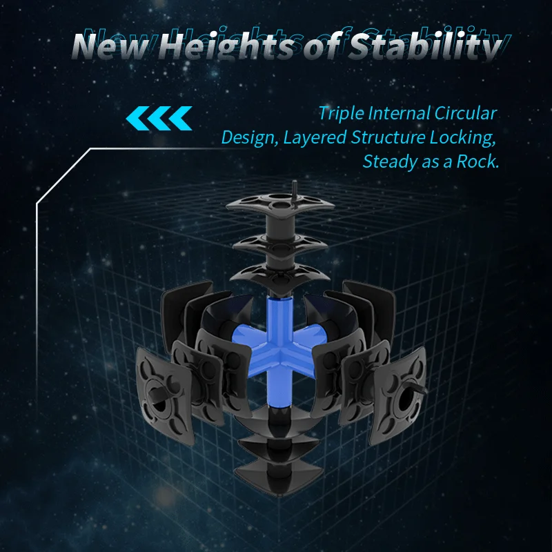 [CubeFun]DianSheng Galaxy 14x14 M Magnetischer Magic Speed Cube Dodekaeder Puzzle Stickerless Professionelles Spielzeug