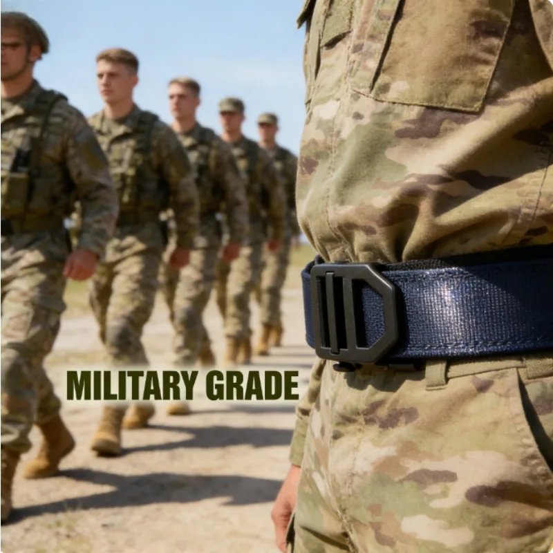 

Двухслойный толстый обновленный ремень, мужской военный уличный нейлоновый ремень для пистолета с быстросъемной пряжкой, разные цвета