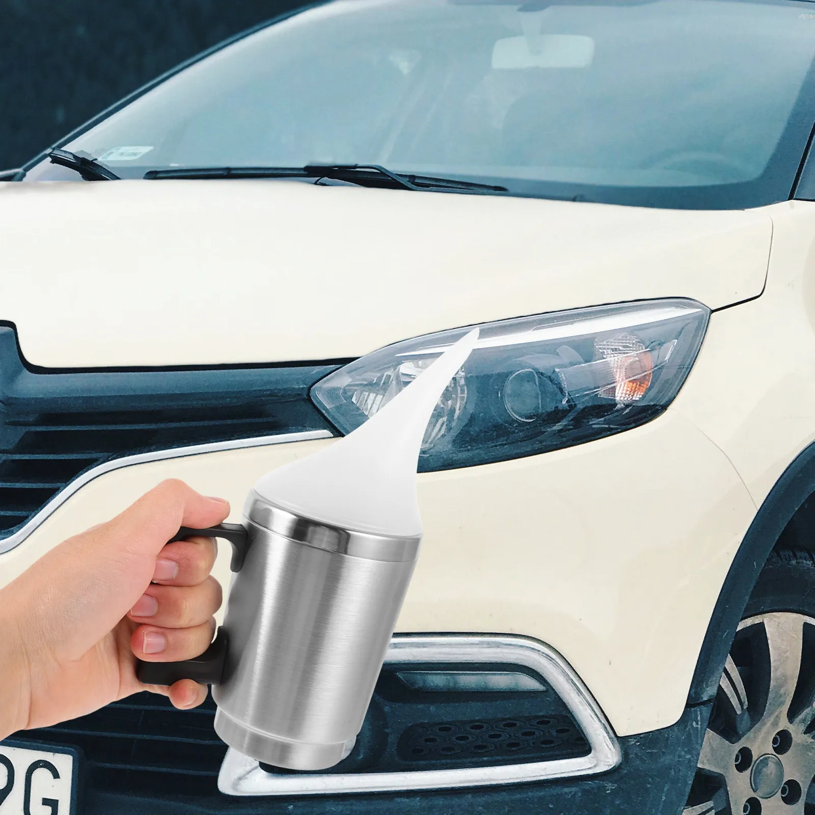 Headlight Lens Restoration Kit Atomizing Cup with Efficient Fumigation Design for Quick Headlight Taillight Tint Film Tool and