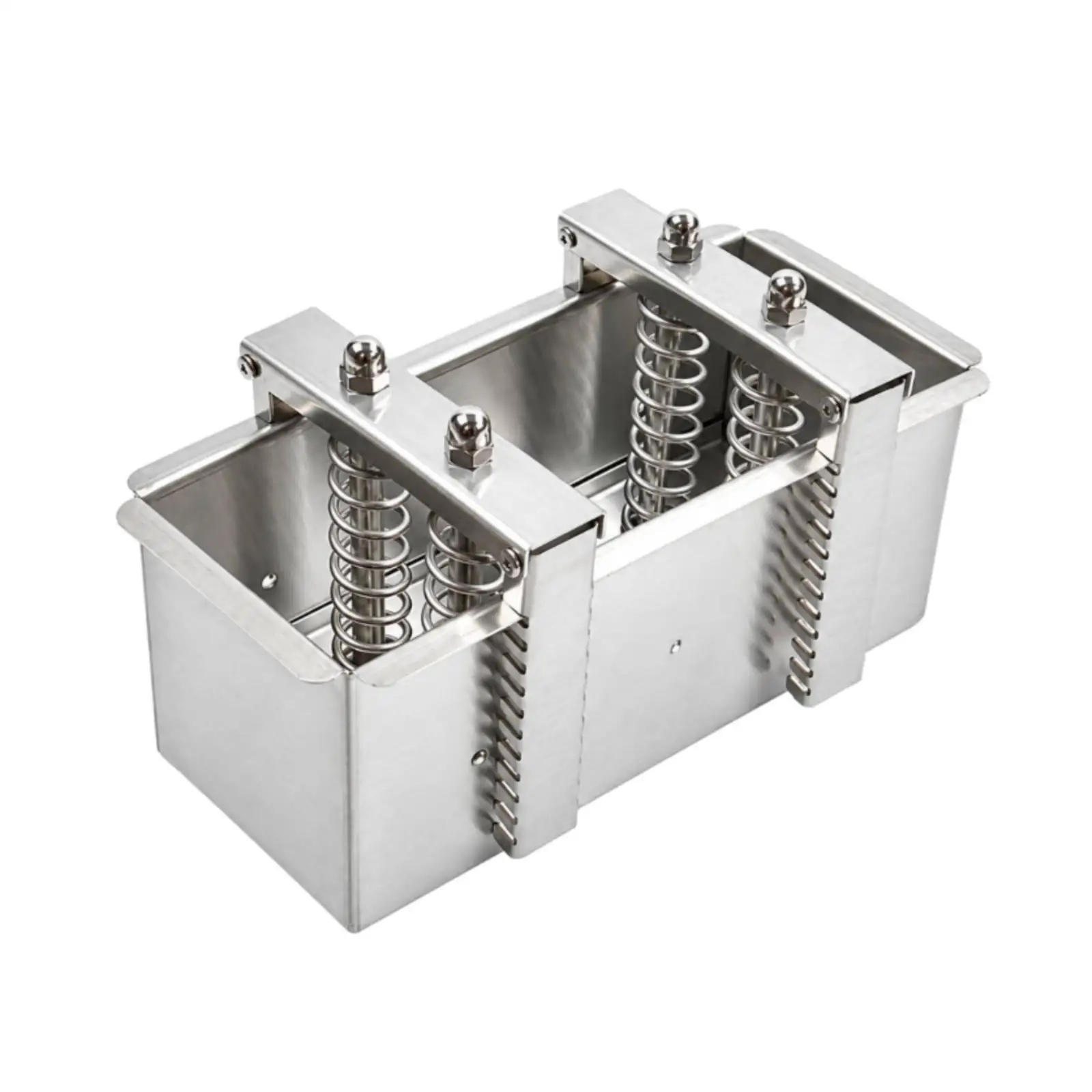 Rectangular Meat Press Mold with Compression Handle and Drainage Cloth for Homemade Sliced Beef and Pork Blocks