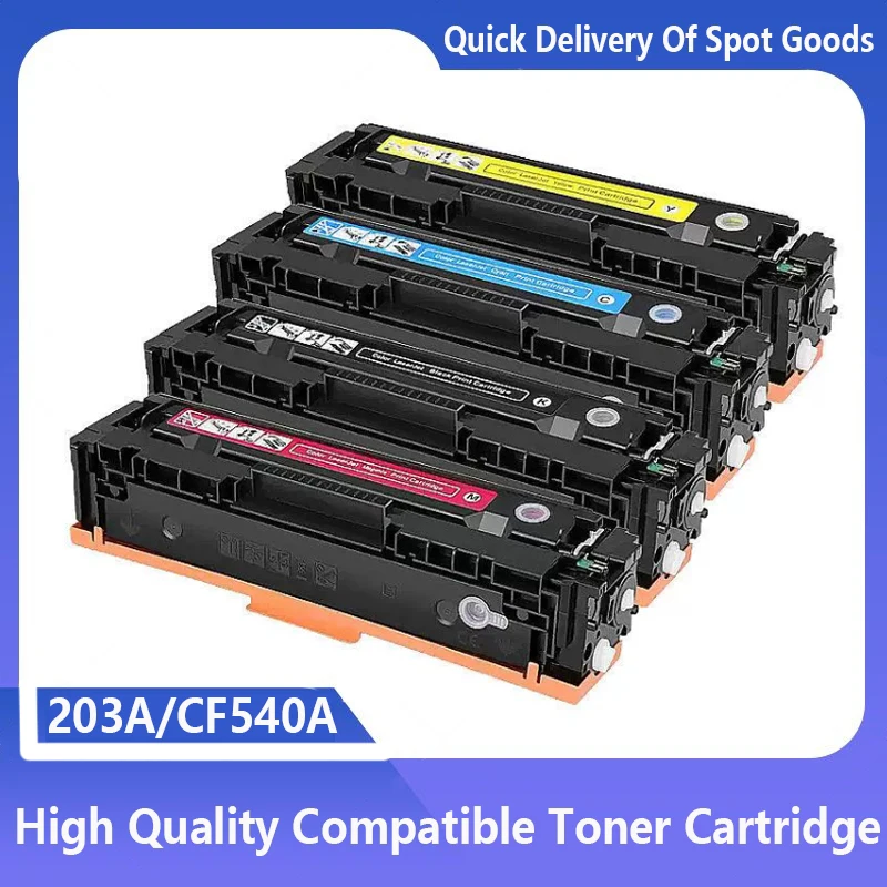 

Картридж с тонером LaserJe Pro M254nw M254dw MFP M281fdw M281fdn M280nw, совместим с HP 203A CF540A 540a cf540 cf541a cf543a