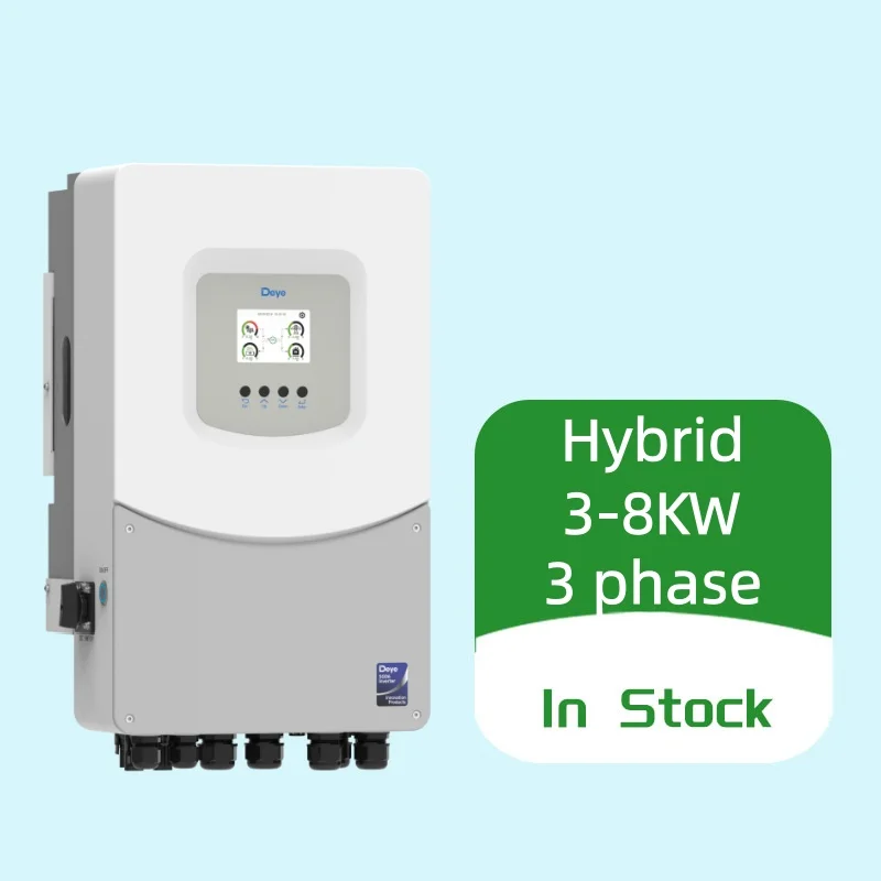 Deye 3/4/5/6/8KW Inverter Three 3 Phase Low Voltage IP65 Hybrid Solar Inverter SUN-3/4/5/6/8K-SG06LP3-EU-BM2 for Solar System