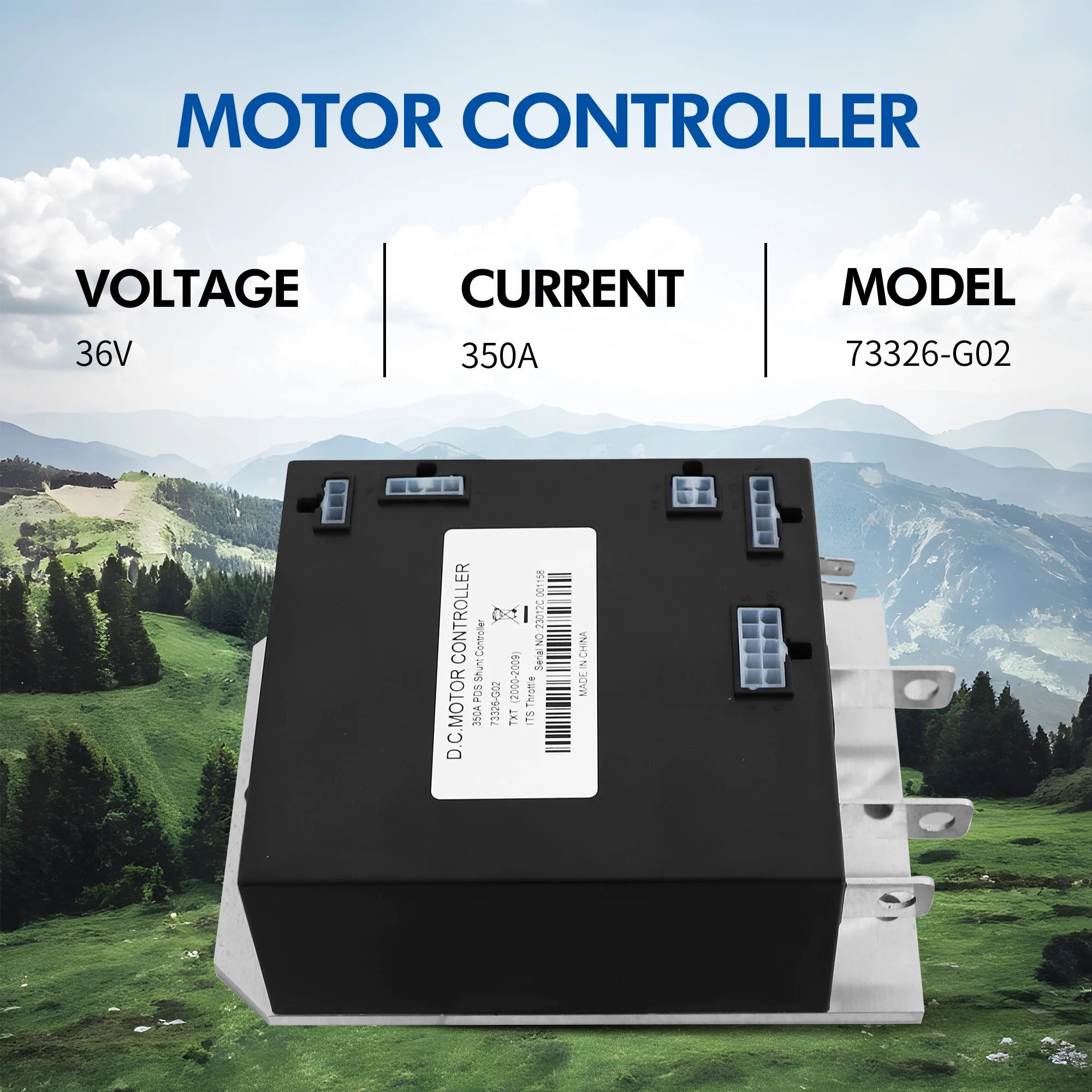 73326-G02 36V 350A ITS Regolatore di velocità del motore 609083 per carrello da golf EZGO TXT 2000-2009