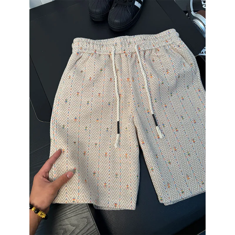 2026 Summer Men's Fashion Casual Colorful Polka Dot Shorts Men
