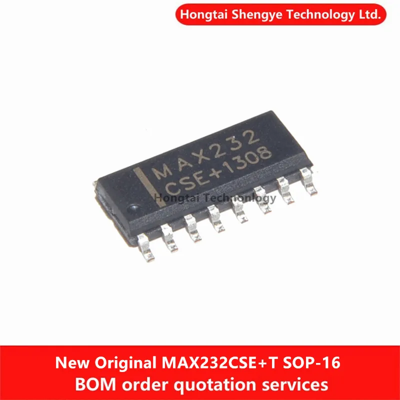 New Original MAX202CSE SOP-16 +5V RS-232 Transceiver IC Chip