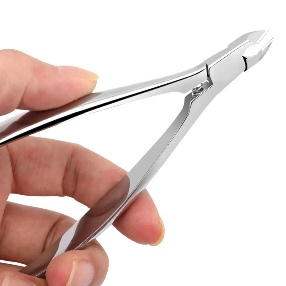 

1Set Stainless Steel Dead Skin Nail Clippers Fine Craftsmanship Cuticle Nippers Tool Comfort Grip Nail Trimming Pedicure Gadget