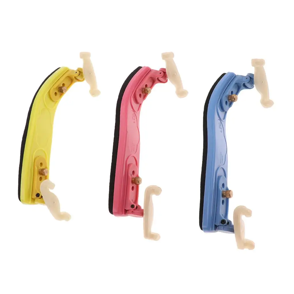 Violin Fiddle Shoulder Rest Colorful Durable Plastic Pad Holder for Children Beginner Musician