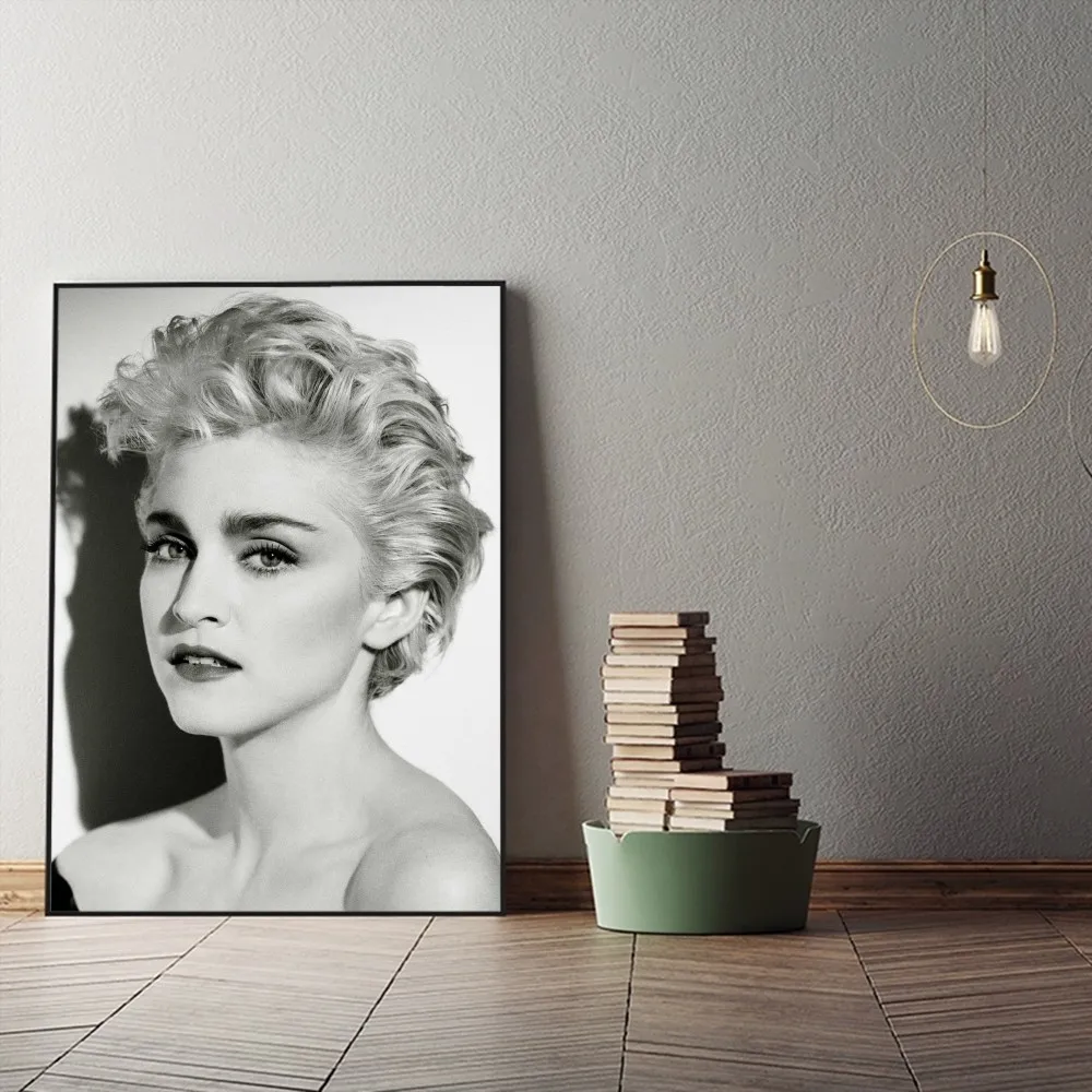 singer Madonna Poster DIY Vintage Movie Poster Wall Art Painting Study Stickers Big Szie Wall Painting