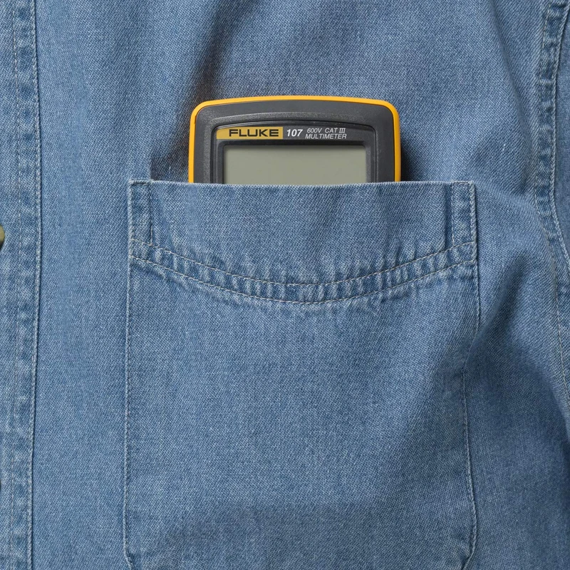 فلوك 106/107 مقياس رقمي متعدد محمول باليد التيار المتناوب/تيار مستمر تردد مقاومة الجهد جهاز اختبار الصمام الثنائي على الخروج