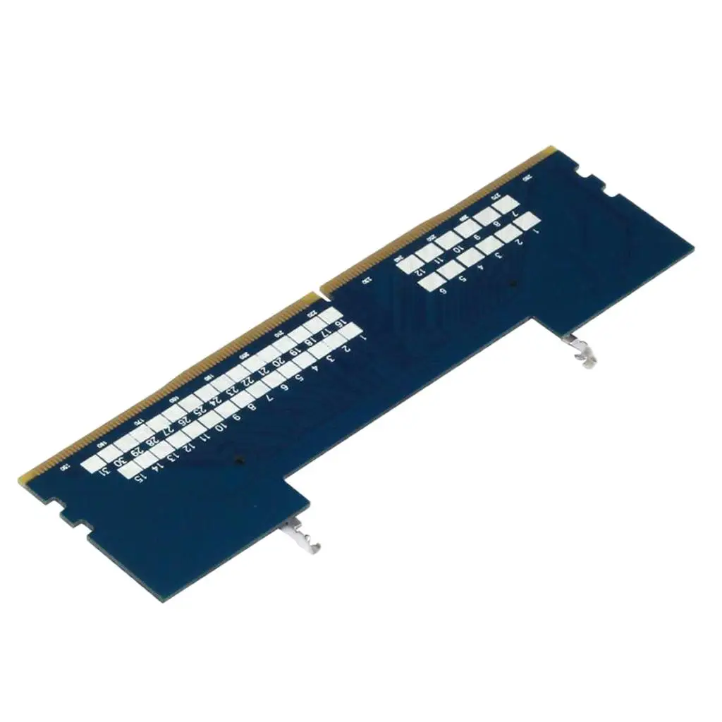 SO-DIMM to DIMM DDR4 Adapter Card Durable PCB Board for Laptop Internal Memory to Desktop Conversion