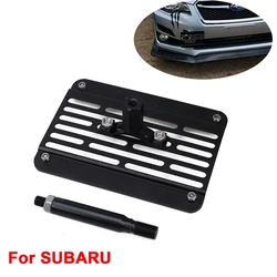 For Subaru WRX STI 2015-up Scion FR-S 2013-up Front Bumper Tow Hook License Plate Frame Holder Relocator Mounting Bracket New