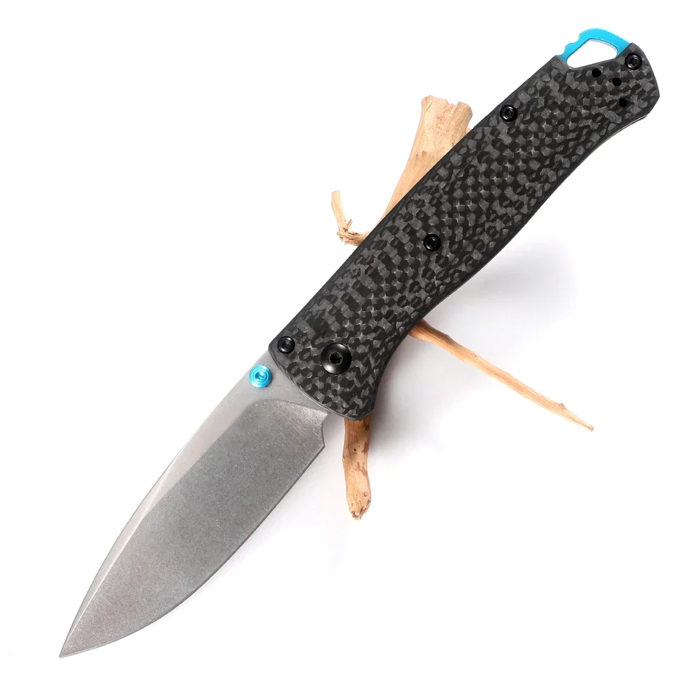 535-3 Mark S90V Blade Carbon Fiber Handle Folding Pocket Survival EDC Tool Kitchen Camping Hunting Utility Outdoor Knife