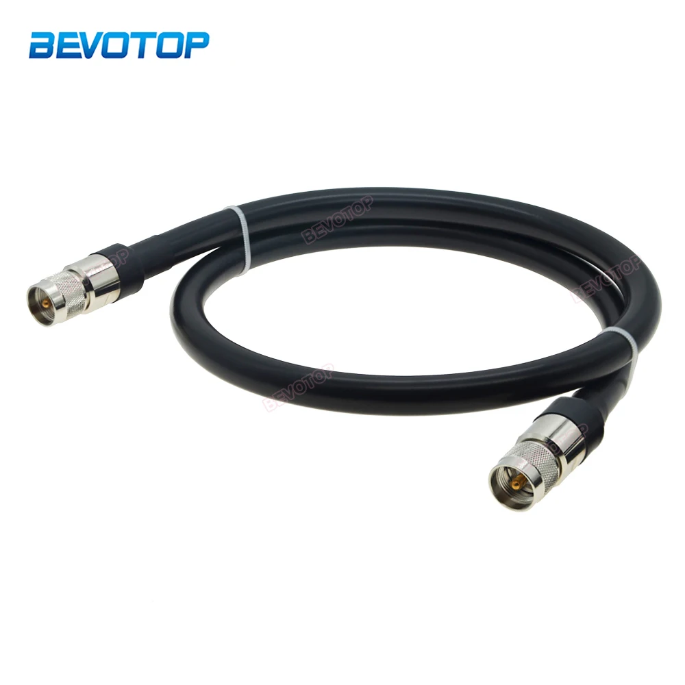 

LMR600 UHF Male to UHF Male Low Loss 50 Ohm Coaxial Cable Extension Jumper Pigtail for 4G LTE Cellular Amplifier Signal Booster