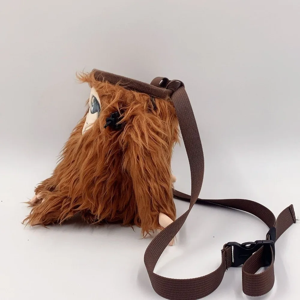 New Sloth/Shark Magnesium Powder Bag Flannel Climbing Gear Chalk Bag Stuffed Animal Rock Climbing Bag Rock Climbing
