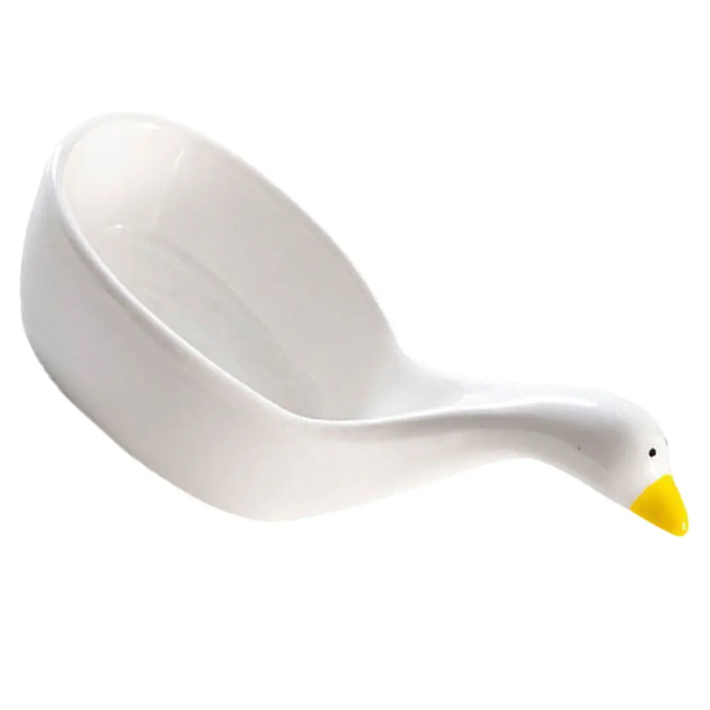 

Ceramic Dish Swan Dipping Sauce Holder Elegant Table Decor Gift Home Restaurant Use Small Bowls for Dips Sauces Desserts Fruits
