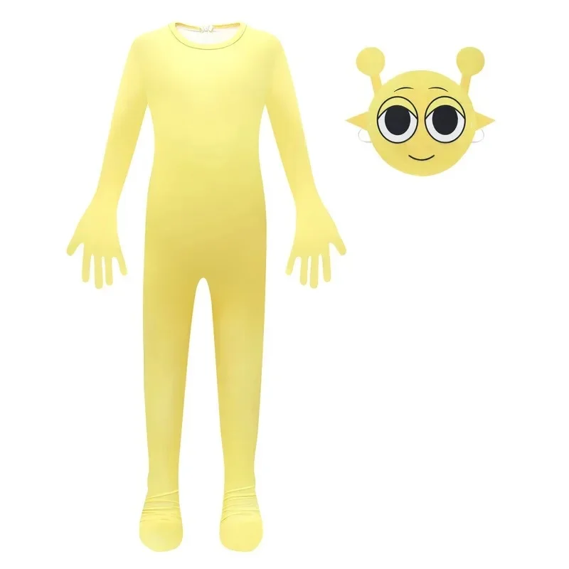 ♥ 2026 New Anime Cosplay Halloween Costume Game Sprunki Plush Jumpsuit Christmas Birthday Party Fancy Carnival Costu ★ Look at m view 3