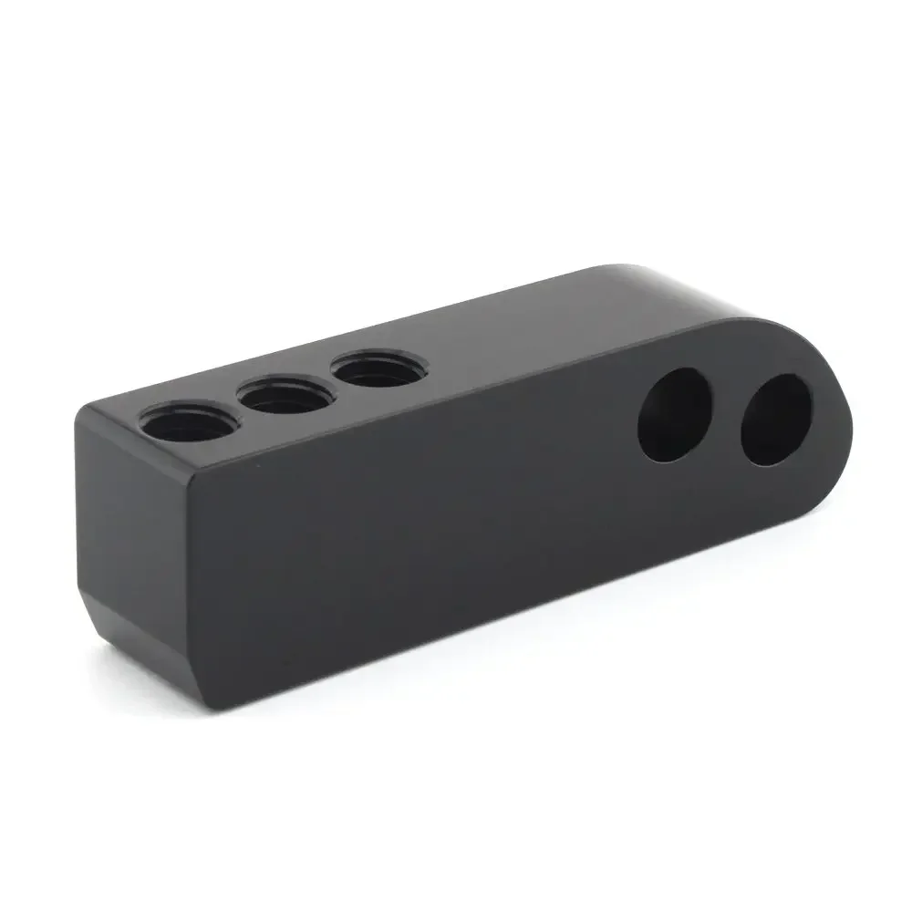 Staffa di riposizionamento regolabile blocco estensione faro MEB9883 per Harley Dyna Street Bob Low Rider Sport Wide Glide 2006-2017