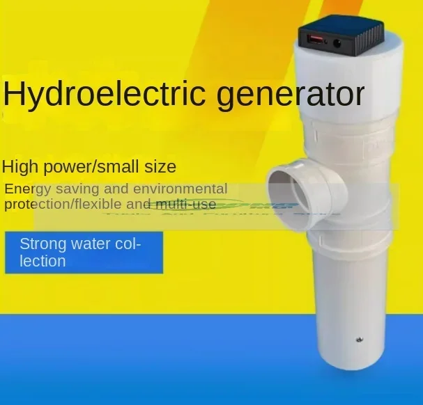 Spiral Hydro Generator, 50W Pipe, Low Speed, High Power Permanent Magnet Generator, USB Rechargeable, Outdoor