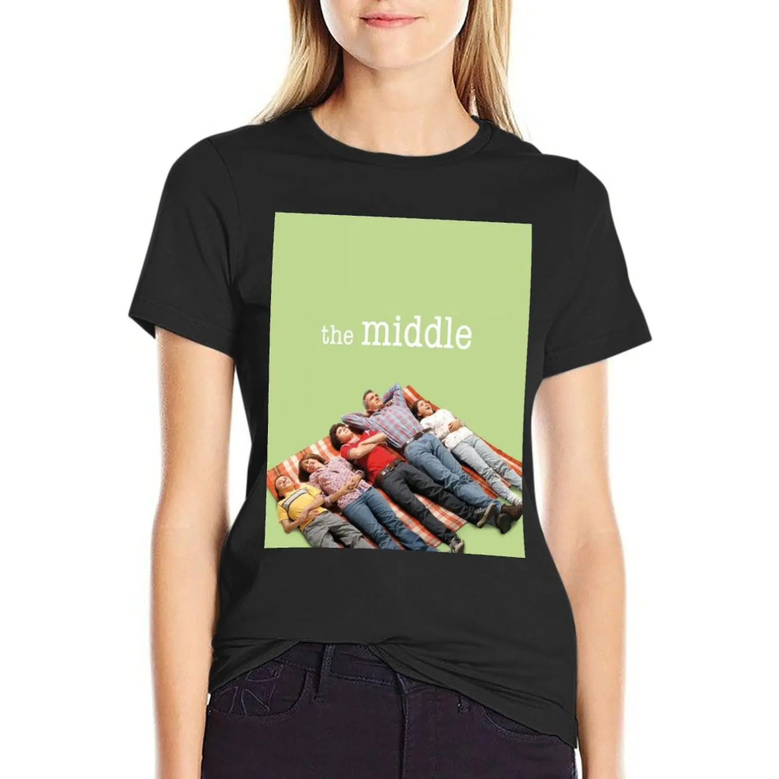 

The Middle TV Show T-Shirt graphics summer clothes Aesthetic clothing plain oversized workout shirts for Women