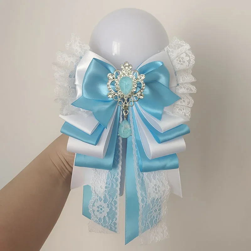 Originelles Design: Retro-Lolita-Schleife im Hofstil, Kleiderkragen, Blumenmode, Konzert, krabbende Schleife, handgefertigter High-End-Schmuck, Geschenk