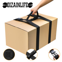 Heavy Object Lifting Belt Carry Rope Furniture Moving Belt Luggage Packing Straps Moving Straps Easier Conveying Boxes Luggage