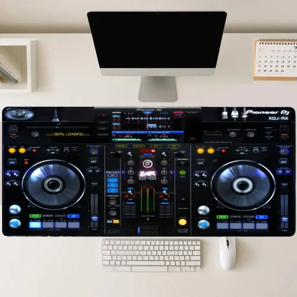 DJ Music Mixer Mousepad Desk Accessories Desk Mat Gaming Mats Desk Decorating Supplies Mouse Pad Long Pad Office Decor Carpet