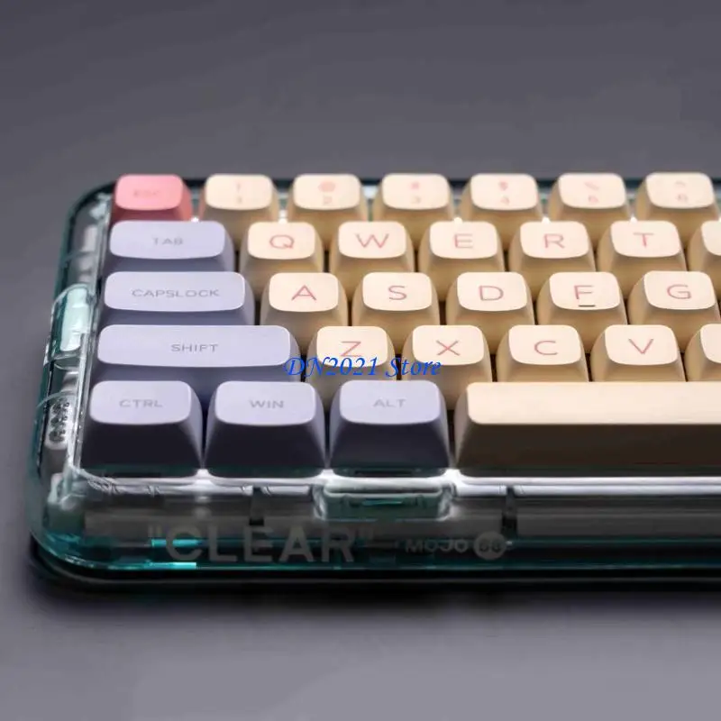 F3KE 128Key Keycap XDA Profile Dye-Sub PBT Keycaps for Mechanical Keyboard 61 64 68 78 84 96 98