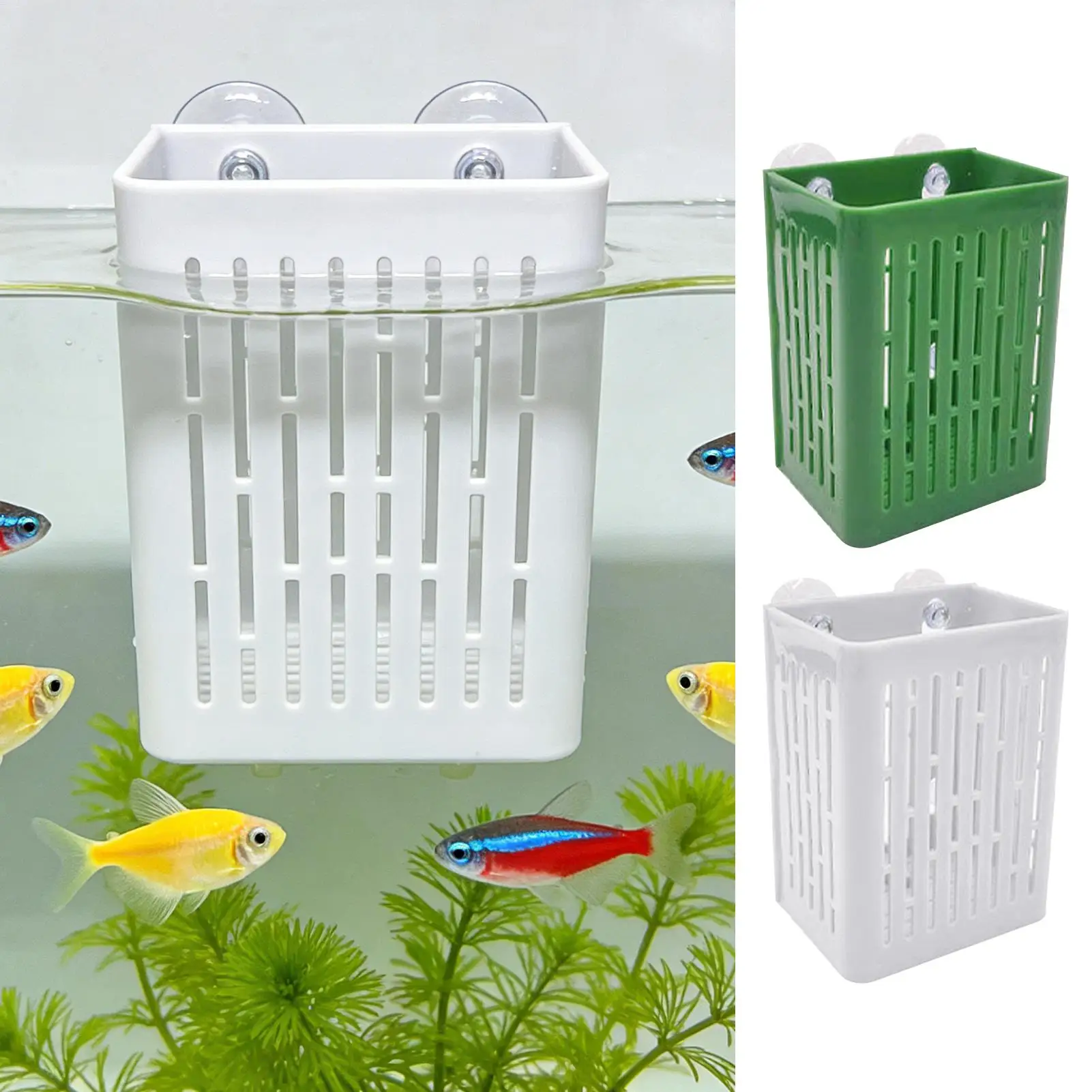 5pcs Aquarium Plant Holder Fish Tanks Hanging Decoration Box Aquascape Decorations Planter Holder Cups Fish Tank Basket