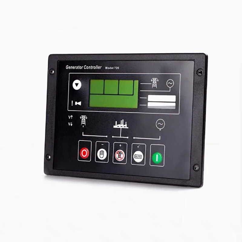 Generator Controller Panel Diesel Genset Auto Start Stop Control Module with Electric Throttle & Flameout