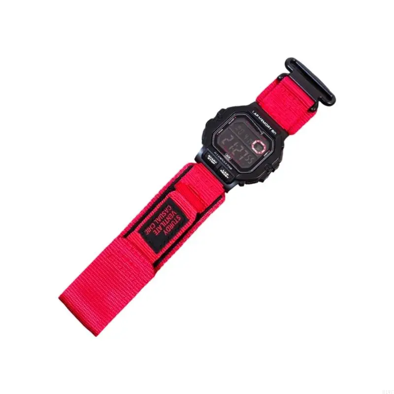 Flexible Nylon Watch Chain Accessory Easy On Off Design Multiple Color Selection 