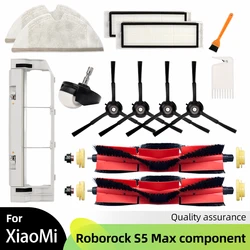 Аксессуары для пылесоса Xiaomi 1S Roborock S5 S5 Max S6 S6 MaxV S6 Pure E4 E5, основная боковая щетка, крышка, HEPA фильтр, запчасти для швабры