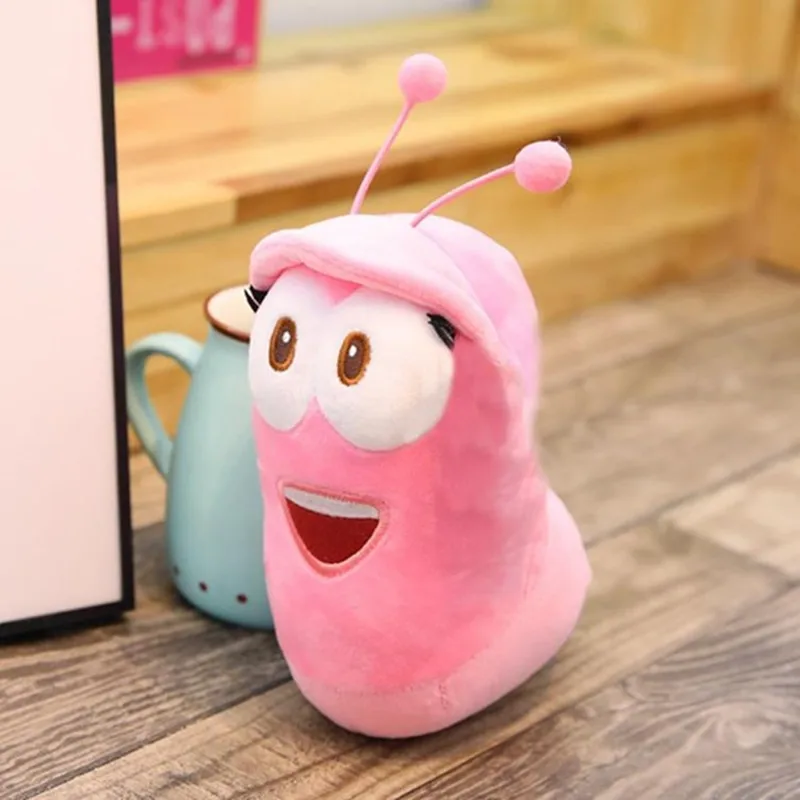 3 pz/lotto Coreano Anime Divertimento Insetto Slug Creativo Larva Giocattoli di Peluche Carino Farcito Verme Bambole per I Bambini Regalo Di Compleanno Hobby