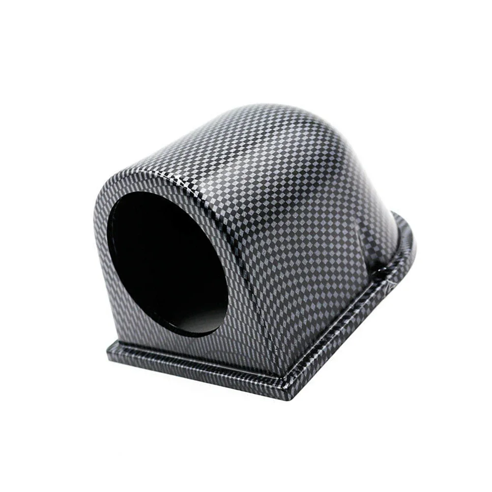 

Pod Holder Car Gauge Dash Mount Gauge Pod Holder Part Replace 1 Piece 1pc 2 Inch 52mm ABS Plastic Carbon Fiber Look