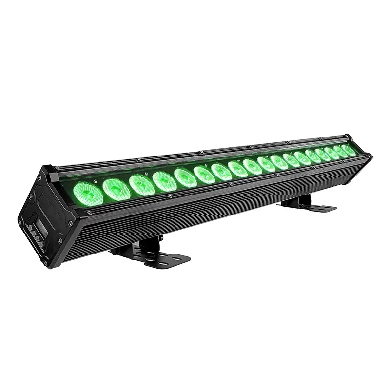 18x10W RGBW 4in1 IP65 Aluminum LED Pixel Light Bar Waterproof Wall Washer Outdoor Garden Landscape Flood Lamp