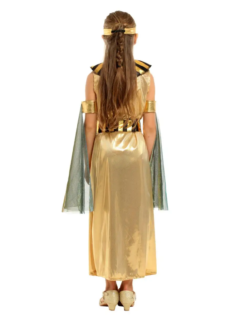 Costume da principessa araba loween Abiti da spettacolo per bambini eup Ball Vestito da spettacolo teatrale per ragazza