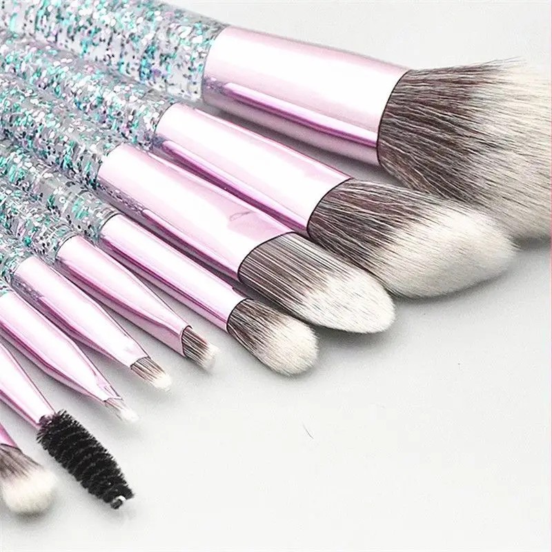 Beginner-Friendly Affordable Set of Soft Makeup Brushes Net Red Purple Green Onion Powder High Appearance Level for Makeup Tools