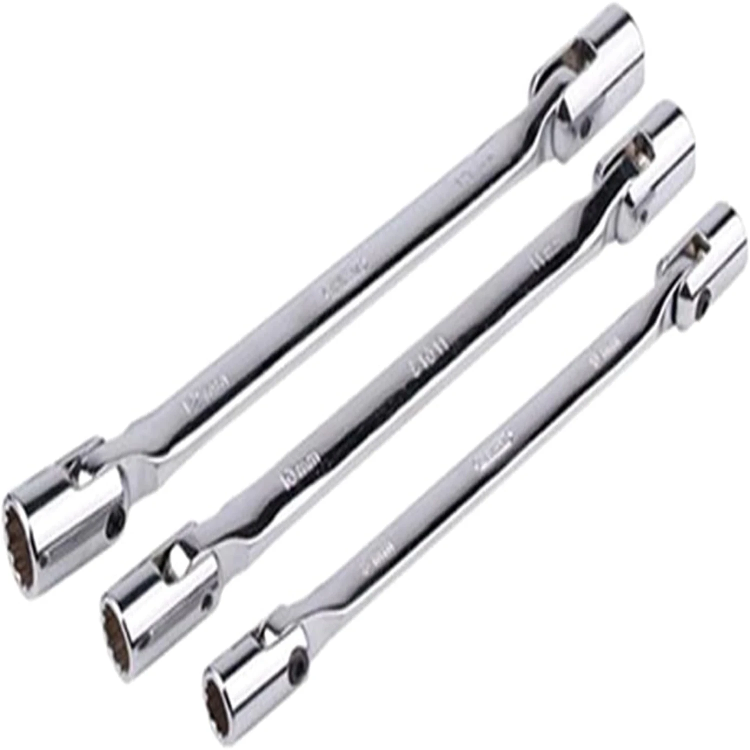 

Versatile and efficient Adjustable Swivel Head 12 Point Wrench Set - Flexible Double Ended Socket Wrench Set for Plumbers - Mech