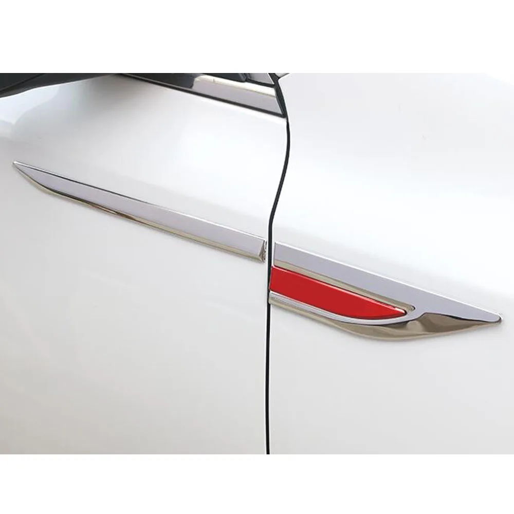 Car Cover Lamp Trim Stainless Steel Front Side Foliage Leaf Fender Vents Air Outlet For Kia K3 Forte Cerato 2019 2020 2021 2022