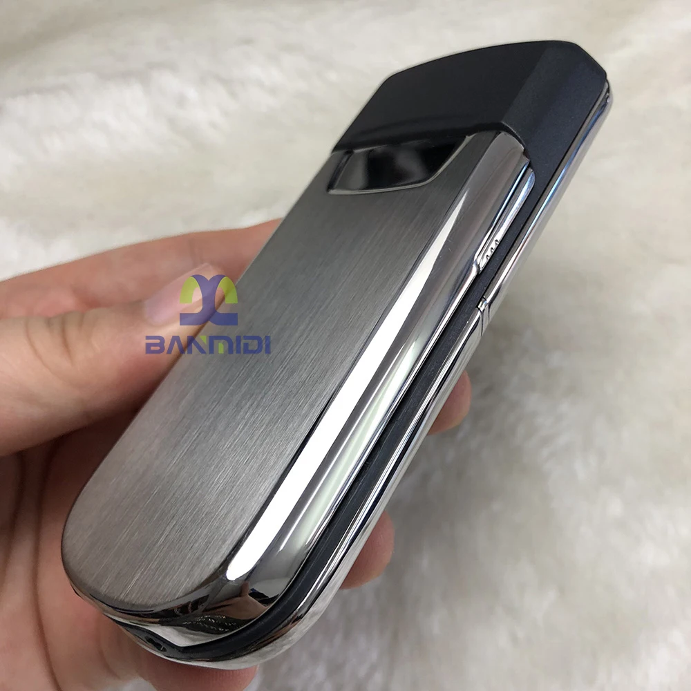 هاتف محمول كلاسيكي مستعمل 100% أصلي 8800 2G ثلاثي الموجات GSM 900/1800/1900 فضي غير مقفول صنع في ألمانيا أو فنلندا #5