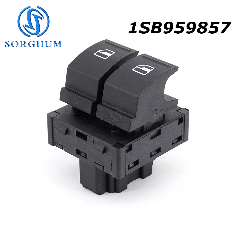 

SORGHUM Power Window Switch Master Control Button 1SB959857 1S B959 857 For Volkwagen VW Up E-up Skoda Citigo Seat Mii 2012