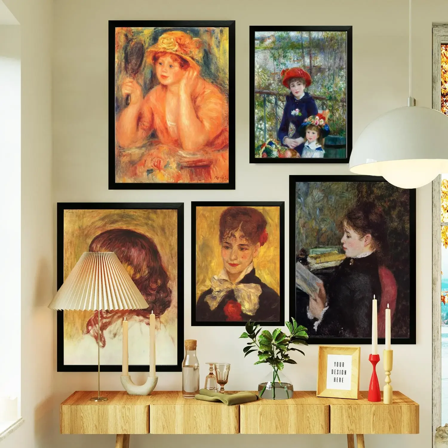 renoir Poster Prints Wall Art Canvas Painting Poster For Modern Family Living Room Home Decor