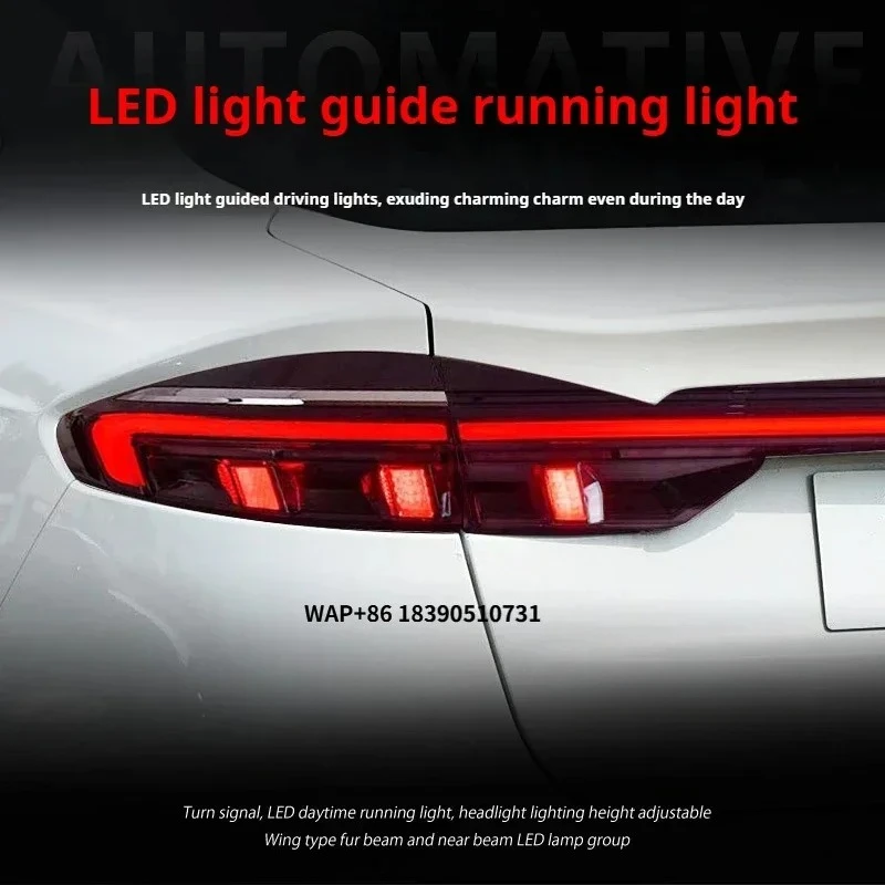 

FT Car Lights For Mondeo Fusion Taillight 2013-2020 LED Tail Lamp Dynamic Turn Signal Light Car Through Taillights Assembly