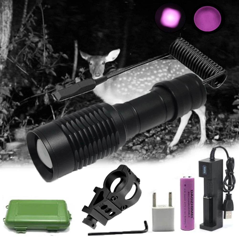 

5W IR850NM Professional Night Vision Hunting Torch Tactical Infrared Radiation Zoomable Focus Waterproof Hunting Flashlight