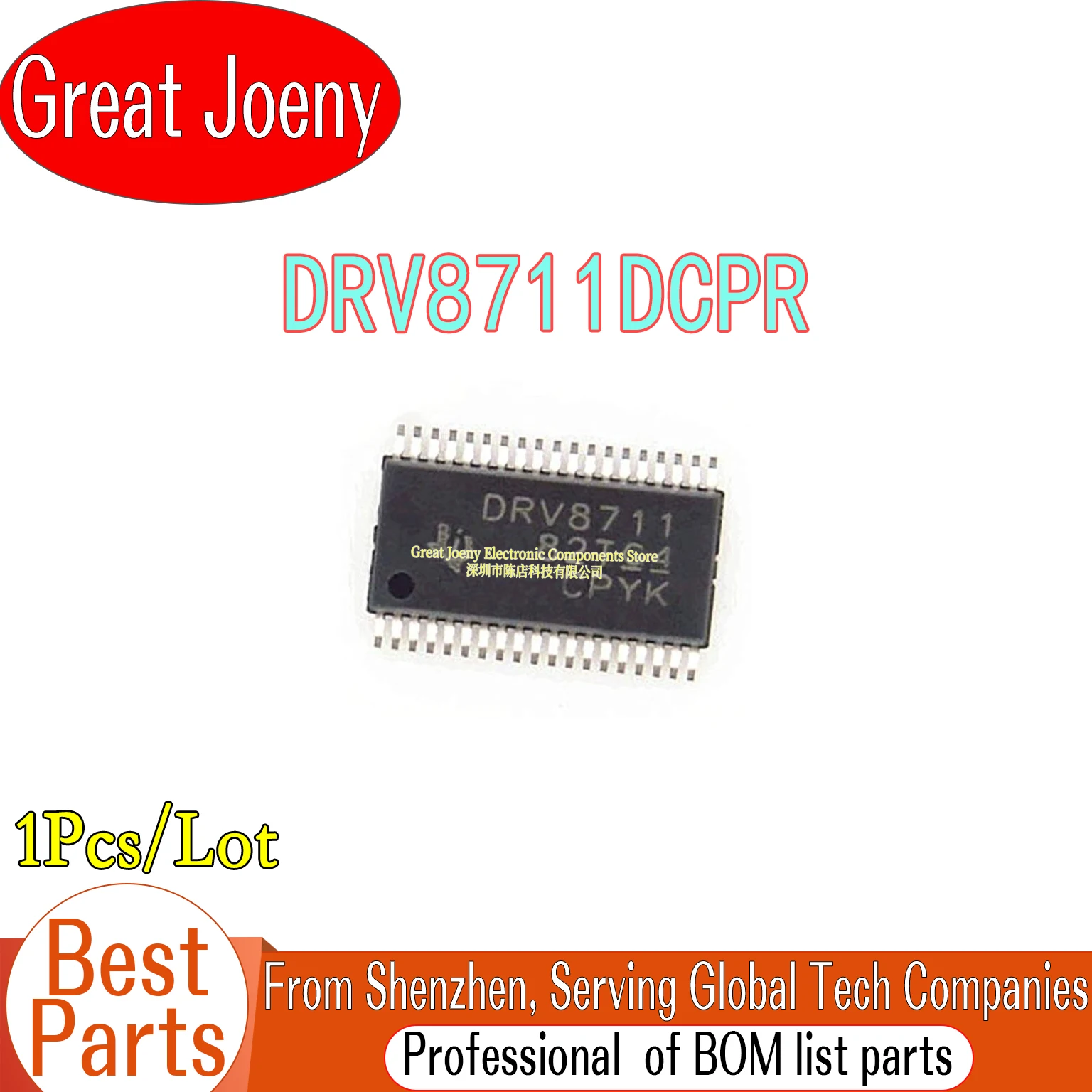 

(1-10 Piece)100% New DRV8711 DRV8711DCPR IC Chipset HTSSOP-38