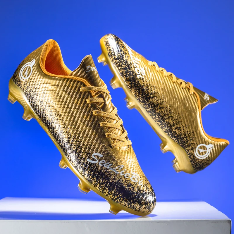 

Original Profession Men Football Field Boots Indoor Society Training Futsal Soccer Cleats Non Slip Kids Studded Football Shoes