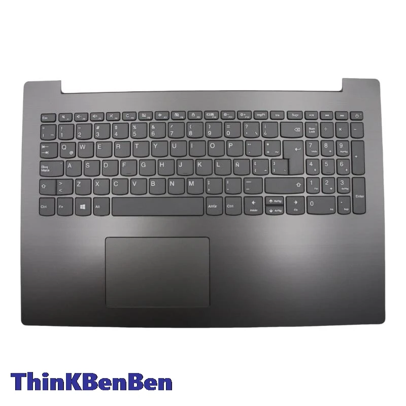 LAS Latin Spanish Keyboard Iron Gray Upper Case Palmrest Shell Cover For Lenovo ideapad 330 15 IGM AST IKB 5CB0R16600