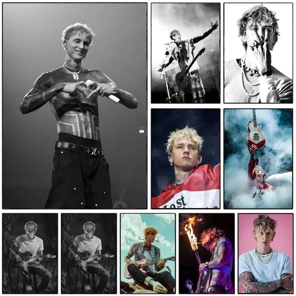 Band Rap Machine Gun Kelly Poster Modern Home Decoration Interior Design & Contemporary Wall Art Collection
